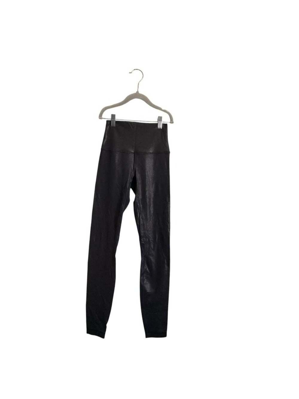 lululemon athletica Shiny Black High-Rise Leggings Size 2 Women